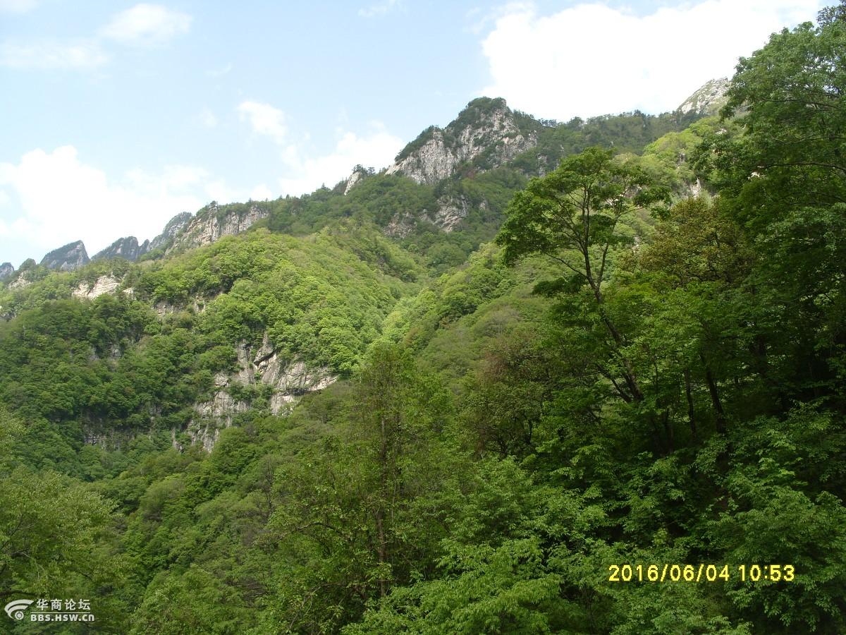 宁陕牛圈沟登跑马梁一路历经烈日狂风细雨